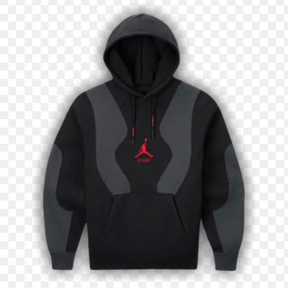 Air Jordan X Off-White Collaboration in Black Hoodie Sweatshirt.  Sz XL - Picture 2 of 16